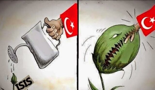 ISIS-Erdogan-Turkije-cartoon