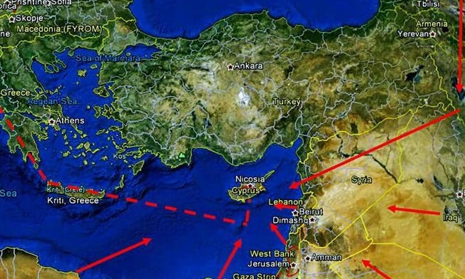 Γύρω-γύρω φλόγες και στη μέση η Κύπρος. Του Χρίστου Χριστοφίδη Γύρω-γύρω φλόγες και στη μέση η Κύπρος. Του Χρίστου Χριστοφίδη
